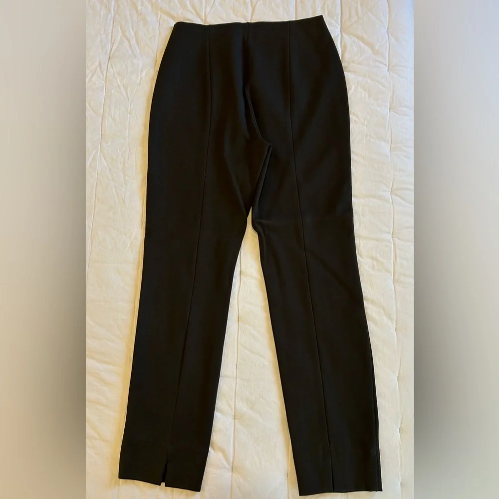 Quince SZ 8 Navy Ponte ultra stretch Pintuck Ankle Pants -NWOT - Never Worn! - Picture 10 of 13